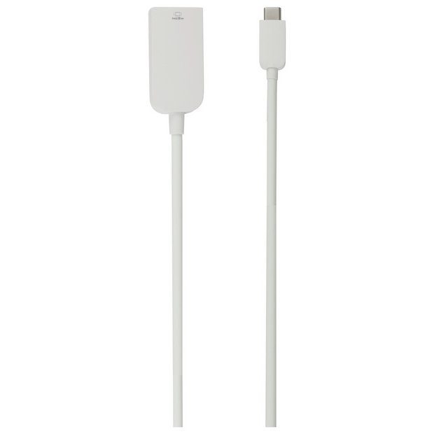 HDMI to USB-C adapter white 0.12m, UK version