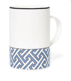 O.W. London Maze pattern ceramic mug, imported from the UK