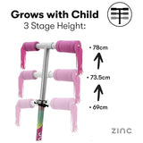 Zinc Unicorn foldable scooter for kids (British brand)
