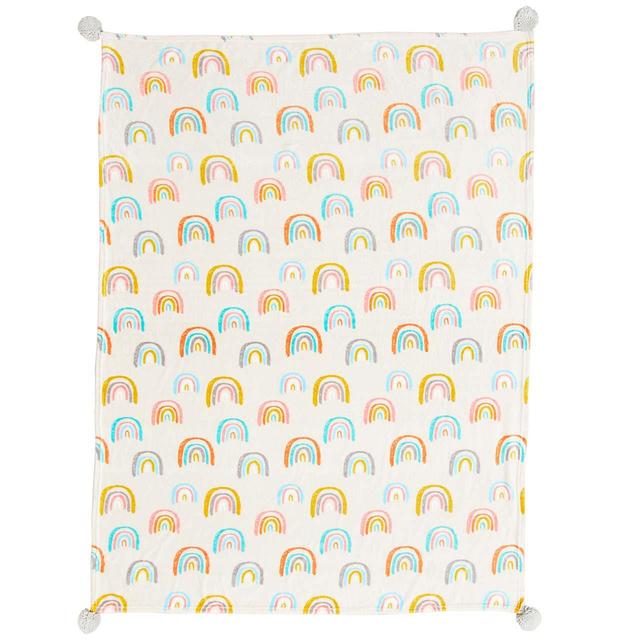 Kids Rainbow Throw GOODS M&S   