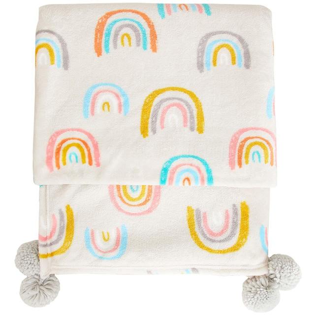 Kids Rainbow Throw