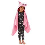 M&S Pure Cotton Percy Pig Kids Hooded Towel 3-5 yrs GOODS M&S   