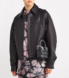 Amiri micro MA bag in nappa leather with paisley handle, UK version