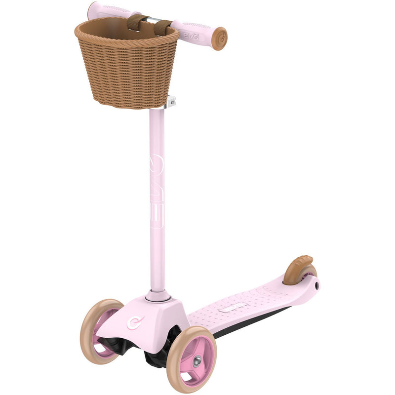 EVO Mini Cruiser 3 wheel scooter in pink pastel (British brand)