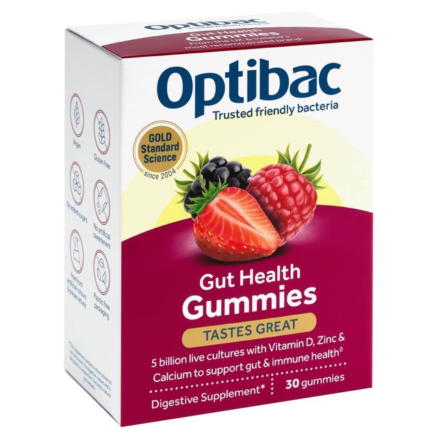 Optibac Probiotics Gut Health Gummies    30 per pack GOODS M&S   