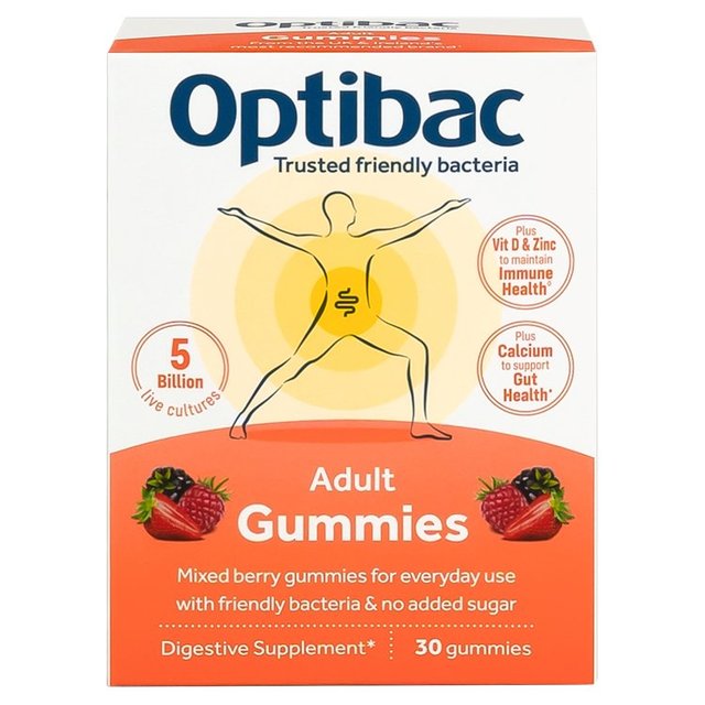 Optibac Probiotics Gut Health Gummies    30 per pack