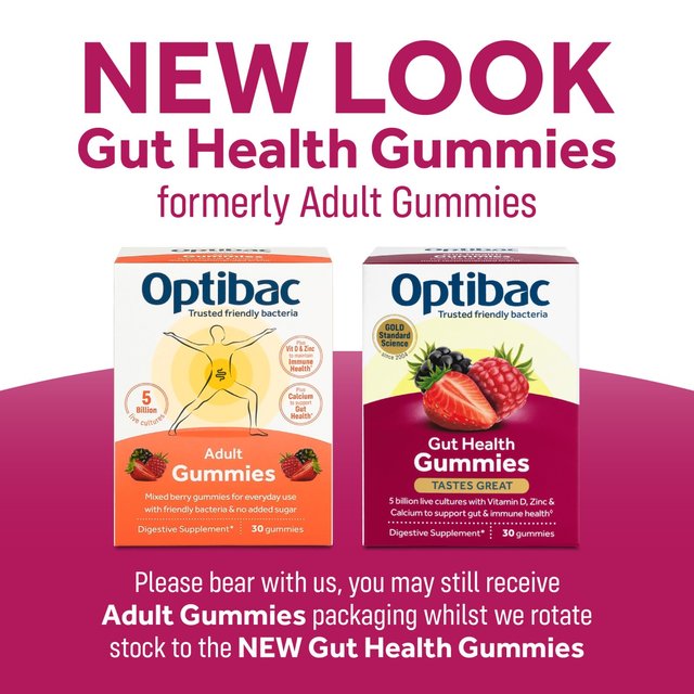 Optibac Probiotics Gut Health Gummies    30 per pack GOODS M&S   