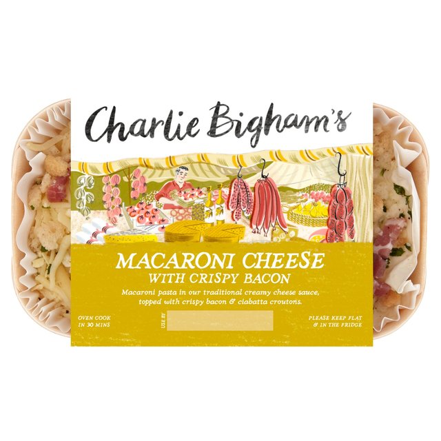 Charlie Bigham's Macaroni Cheese with Pancetta for 2   670g GOODS M&S   