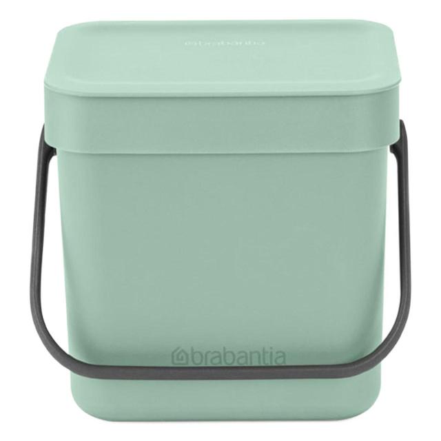 Brabantia Sort & Go Waste Bin 3L Jade Green GOODS M&S   