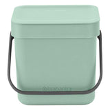 Brabantia Sort & Go Waste Bin 3L Jade Green GOODS M&S   