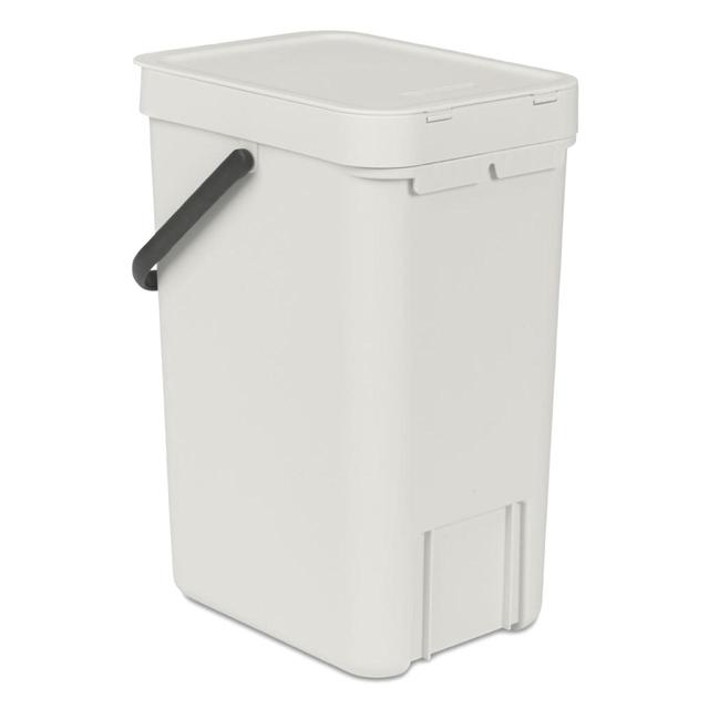 Brabantia Sort & Go Waste Bin 12L Light Grey GOODS M&S   