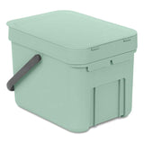 Brabantia Sort & Go Waste Bin 6L Jade Green GOODS M&S   