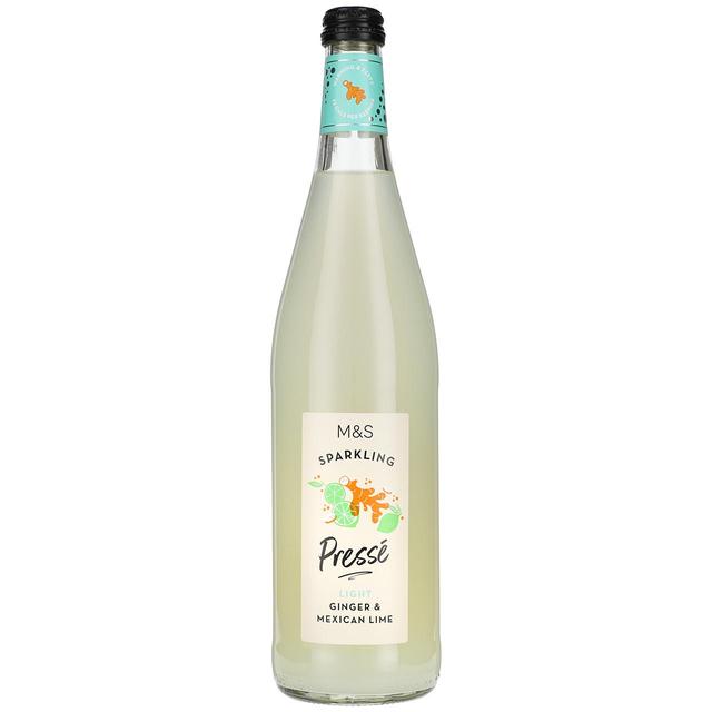 M&S Sparkling Ginger & Mexican Lime Presse   750ml