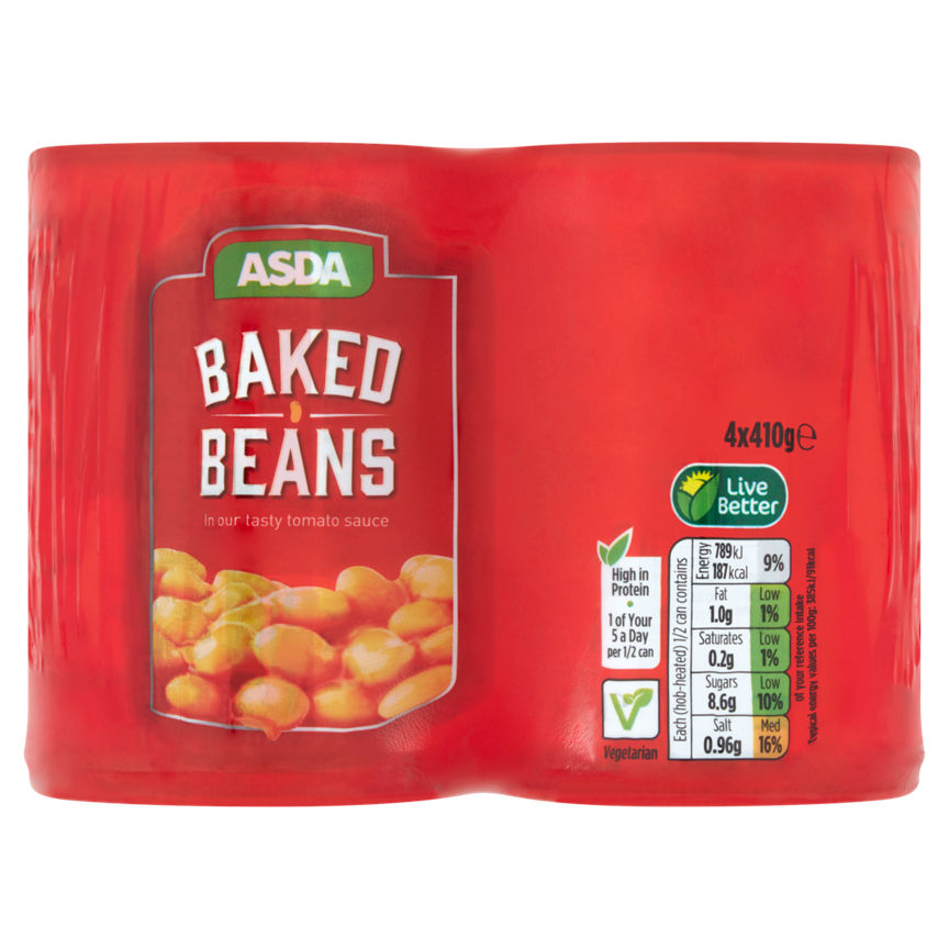 ASDA Baked Beans in Tomato Sauce