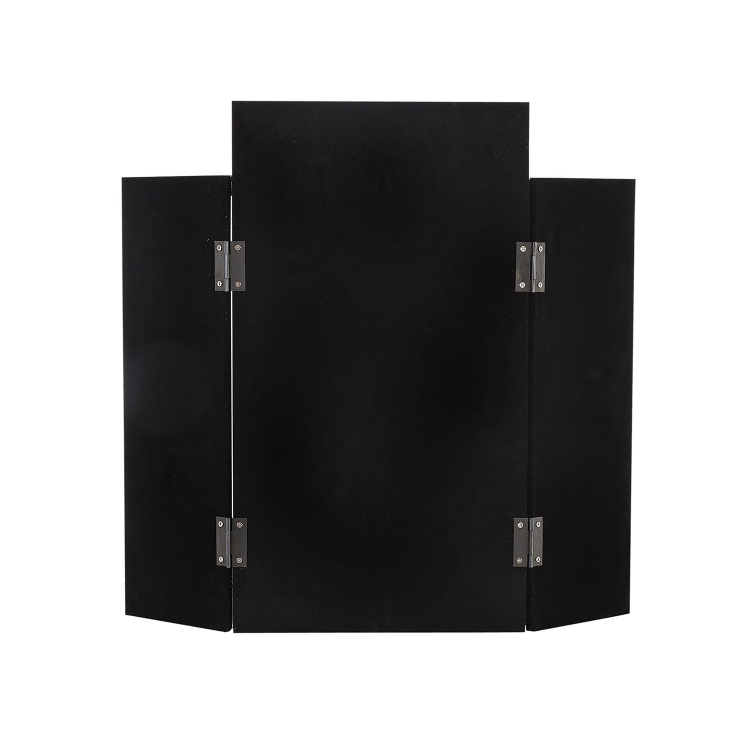 Habitat black folding bevelled dressing table mirror 50x56cm, imported from the UK