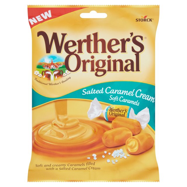 Werther's Original Salted Caramel Cream Soft Caramel   125g GOODS M&S   