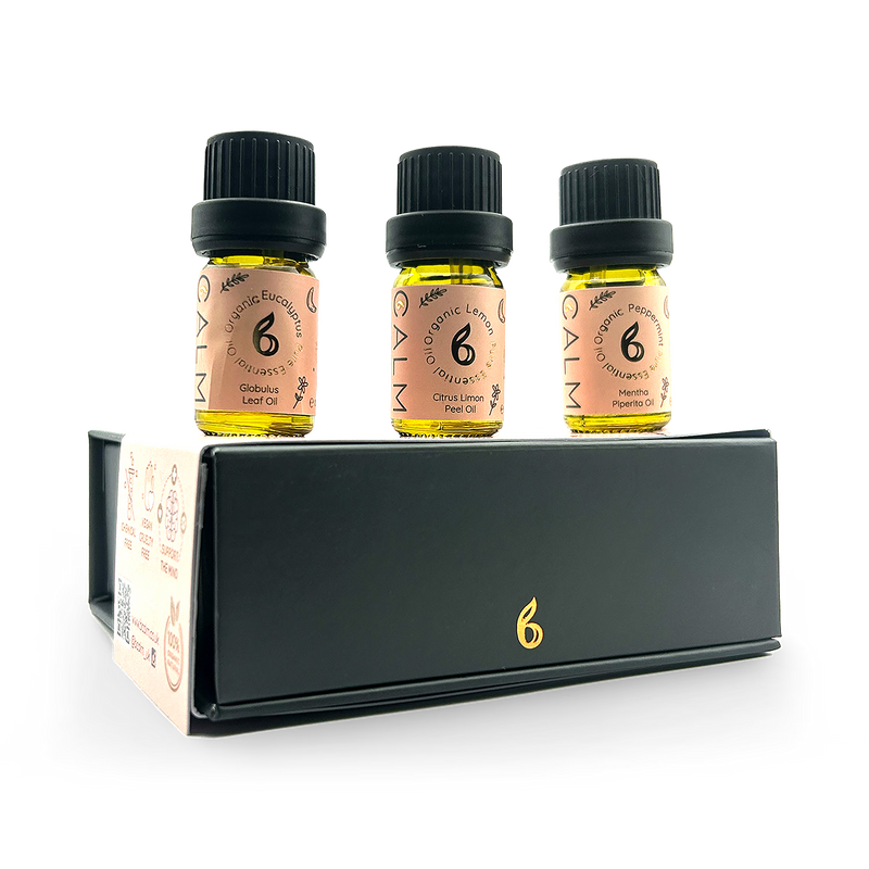 B Calm Live Calm essential oil diffuser set, imported from the UK