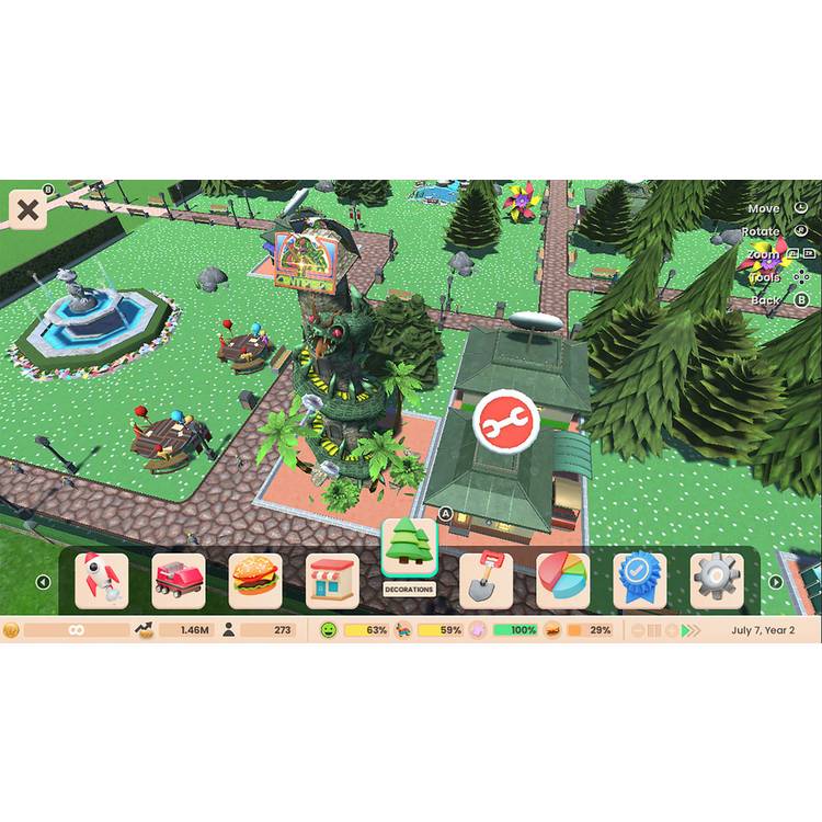 RollerCoaster Tycoon Adventures Deluxe Nintendo Switch game - British product