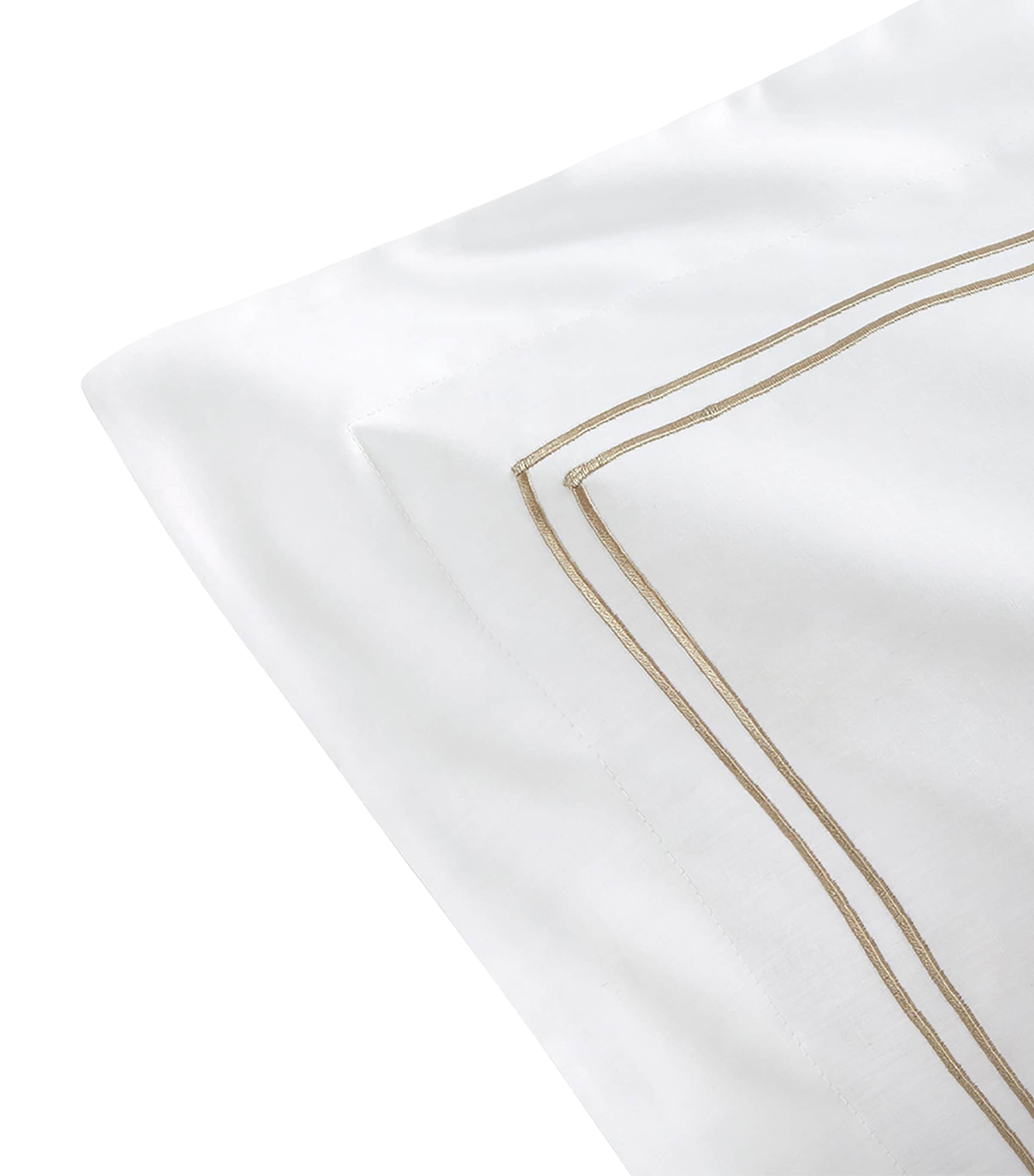 Yves Delorme Organic Cotton Duo Standard Oxford Pillowcase 50cm x 75cm (British brand)