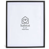 Habitat skinny black metal picture frame 8x10 inches, UK version