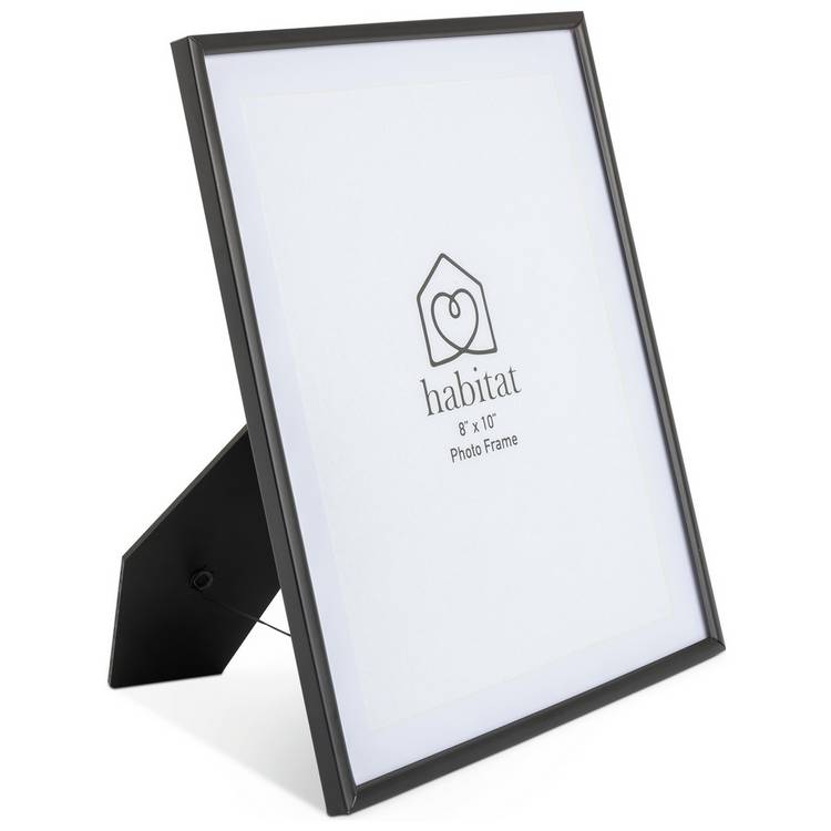Habitat skinny black metal picture frame 8x10 inches, UK version