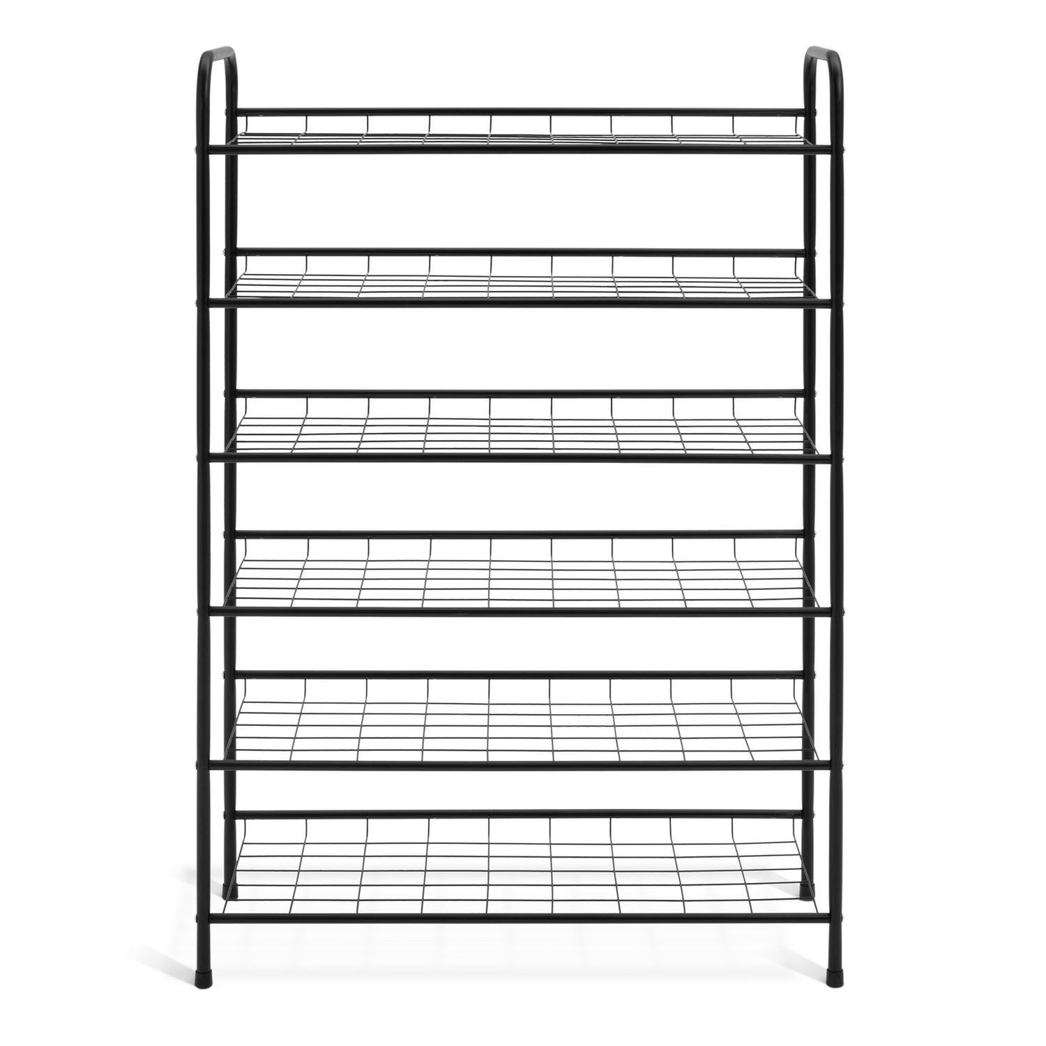 Argos Home 6 shelf shoe rack black, imported from the UK