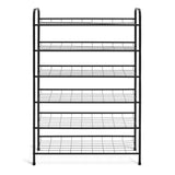 Argos Home 6 shelf shoe rack black, imported from the UK