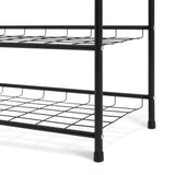 Argos Home 6 shelf shoe rack black, imported from the UK