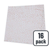 Rose Gold Dots Napkins   16 per pack GOODS M&S   