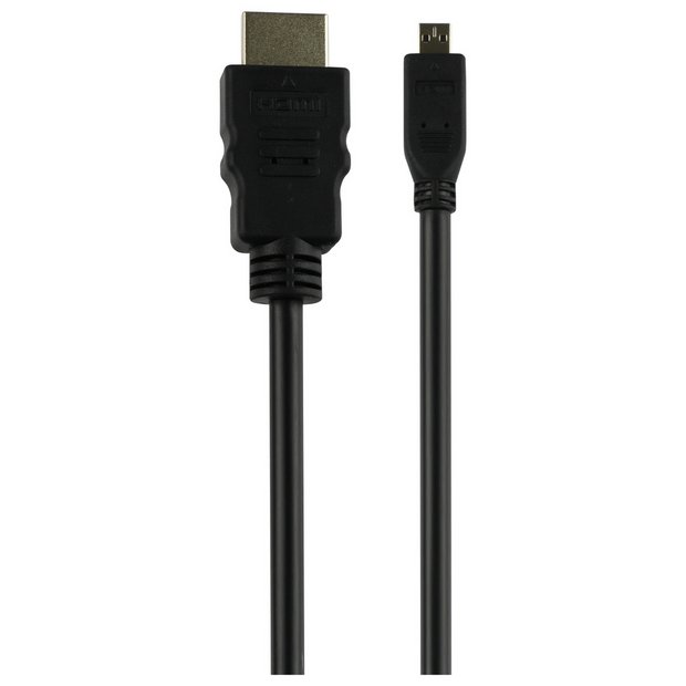 1m Micro-HDMI to HDMI cable black - British product