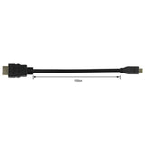 1m Micro-HDMI to HDMI cable black - British product