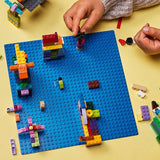LEGO blue baseplate 32x32 building board (British brand)