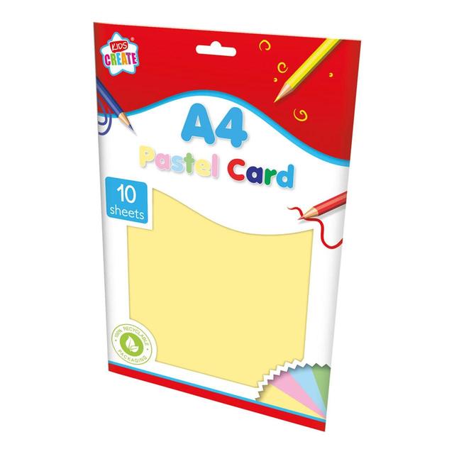 10 Sheets A4 Pastel Colour Card GOODS M&S   