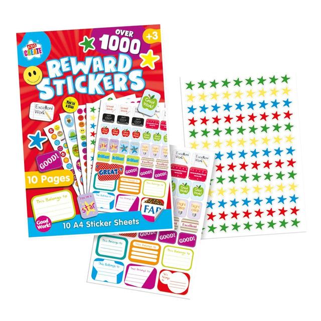 10 A4 Reward Sticker Pad GOODS M&S   