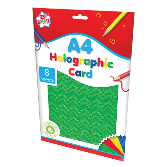 8 A4 Sheets Holographic Card GOODS M&S   