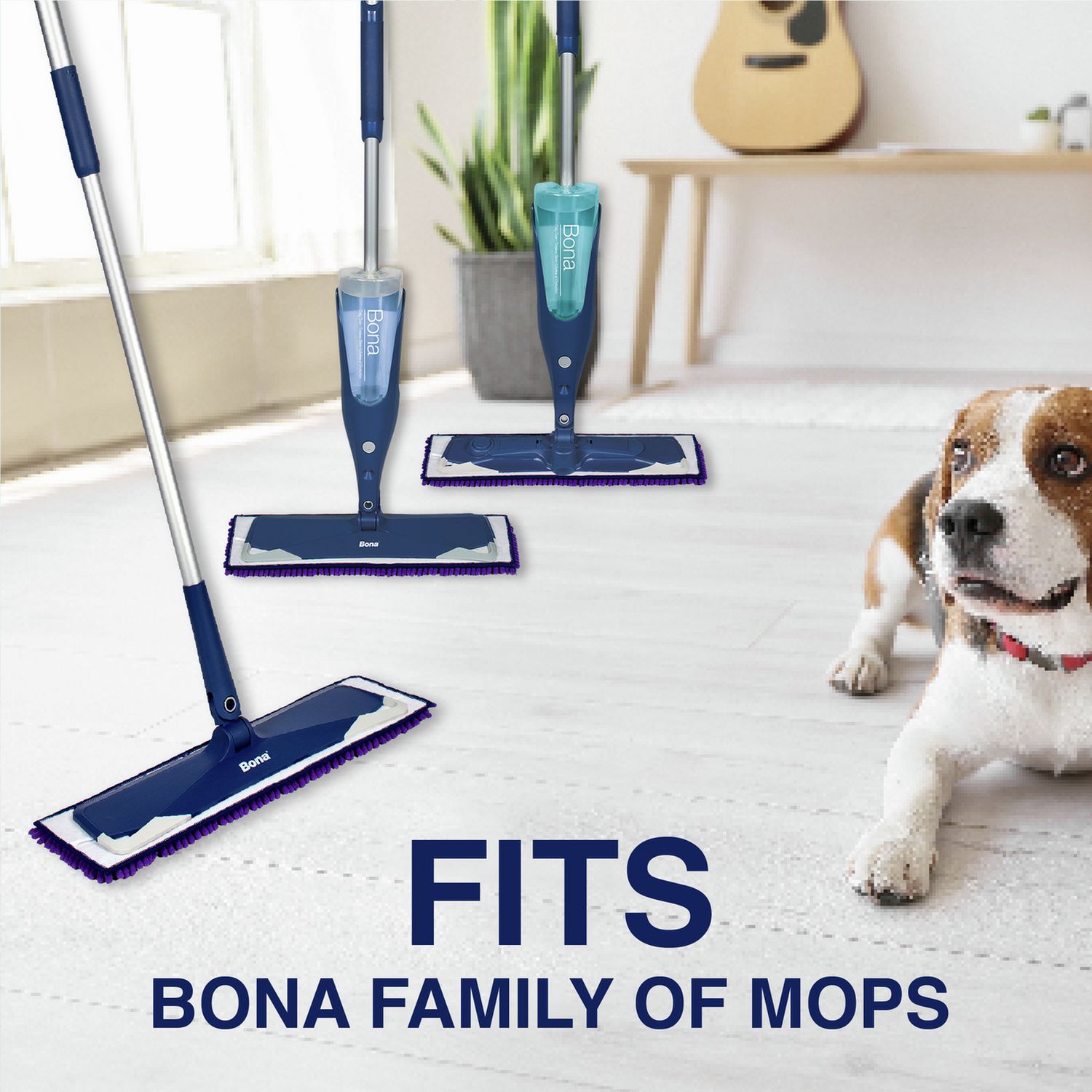 Bona Pet System Microfibre Sweeping Pad 1 pack, imported from the UK