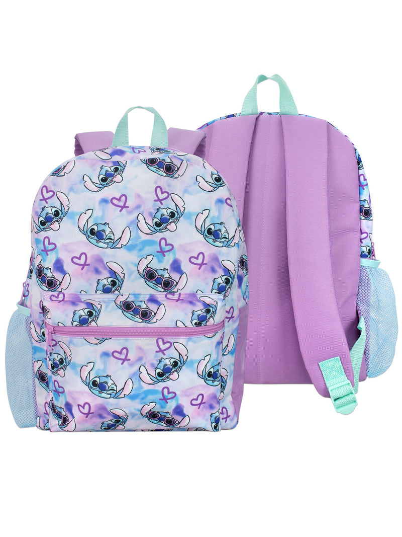 Stitch 3 piece schoolbag set tie-dye - British product