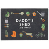 Personalised gardening metal sign custom text UK version