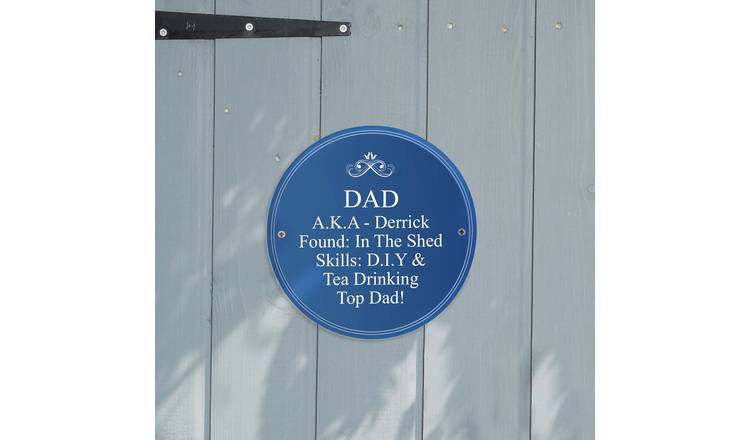 Personalised Message Heritage Plaque Decoration