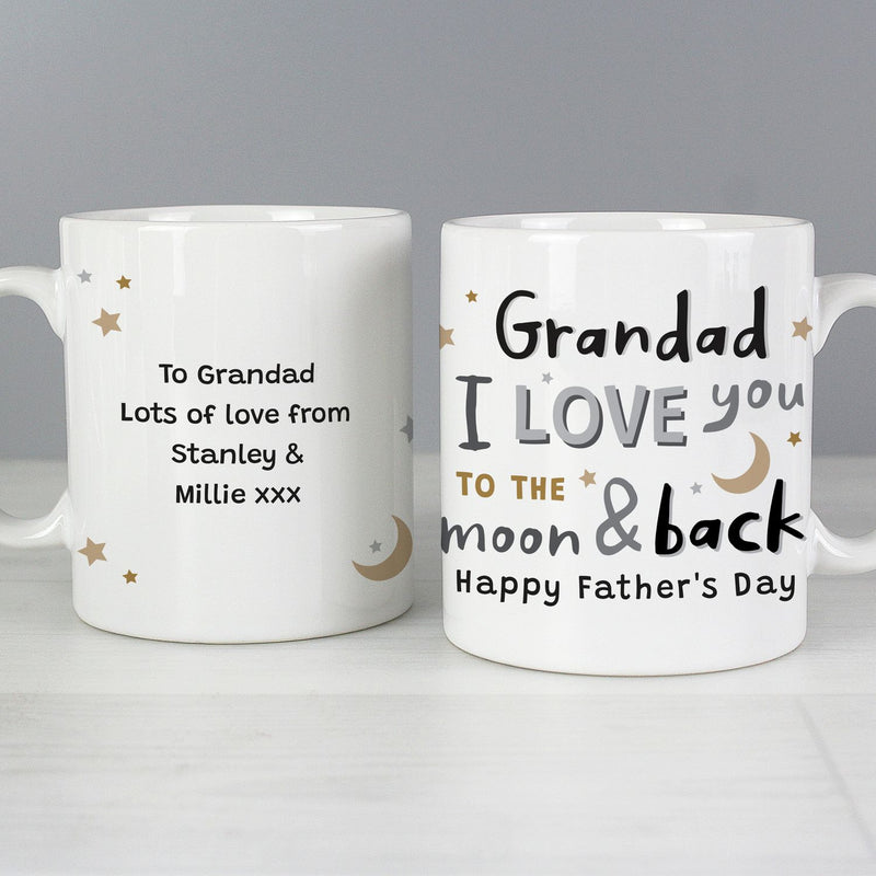 Personalised To The Moon Mug ceramic 312ml, UK version