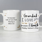 Personalised To The Moon Mug ceramic 312ml, UK version