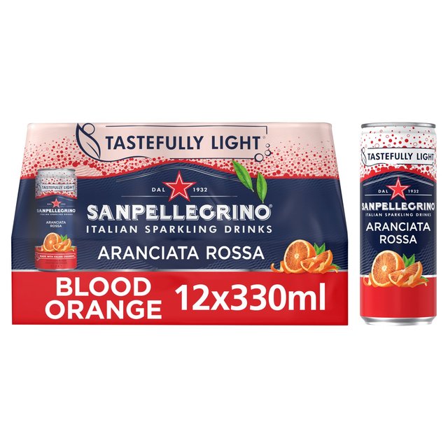 San Pellegrino Blood Orange   12 x 330ml GOODS M&S   