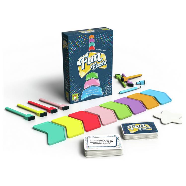 Repos Fun Facts party game - British product
