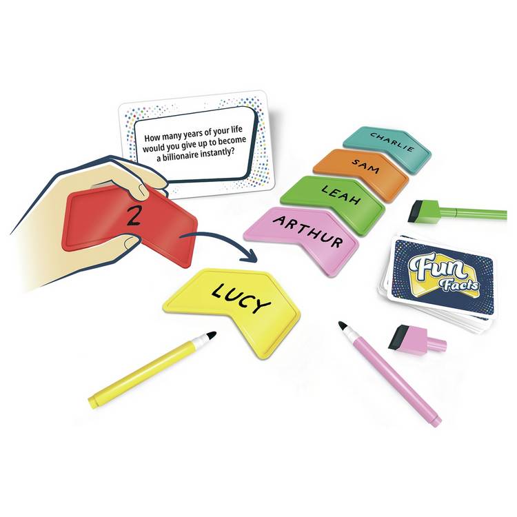 Repos Fun Facts party game - British product