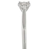 Revere 9ct White Gold 0.15ct Diamond Engagement Ring - M