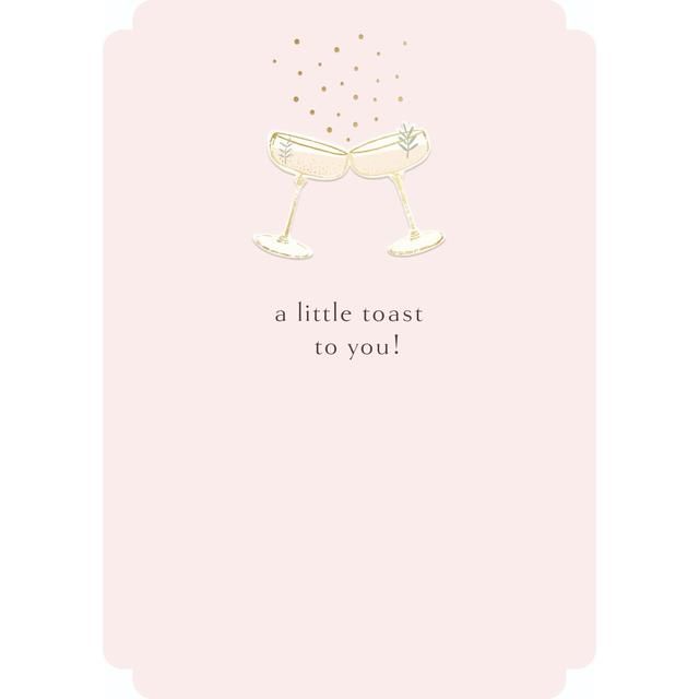 Little Toast To You Congratulations Card GOODS M&S   