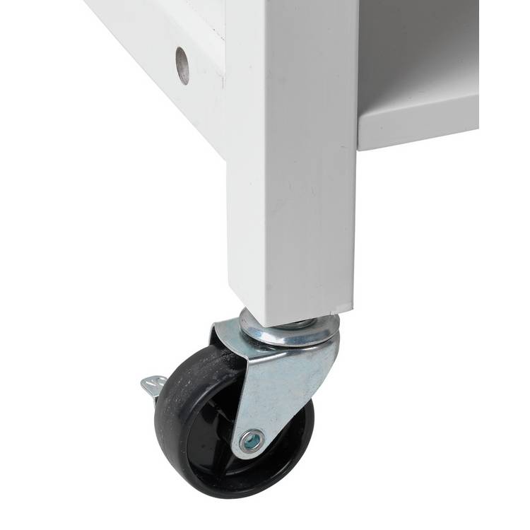 Argos Home kitchen trolley white with wine rack - British product
