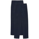 M&S Girls 2pk Skinny Leg Trousers 3-14Y Navy GOODS M&S   