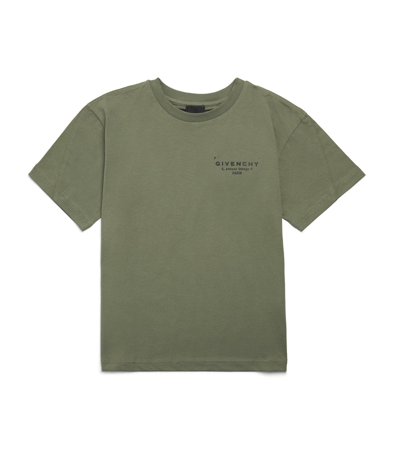 Givenchy Kids Cotton Logo T-Shirt (4-12 Years), UK version