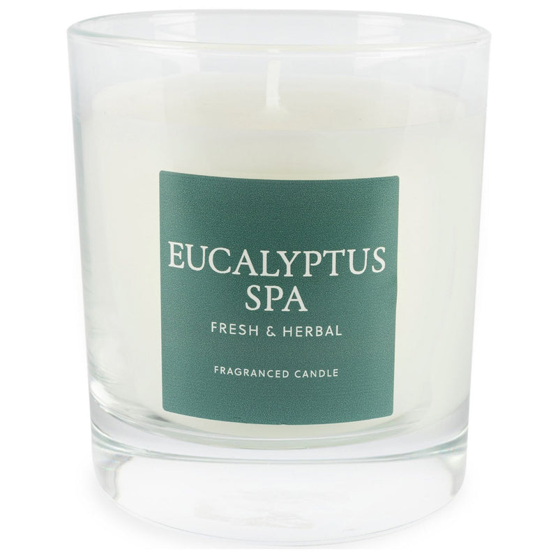 Wax Lyrical candle Eucalyptus Spa, imported from the UK